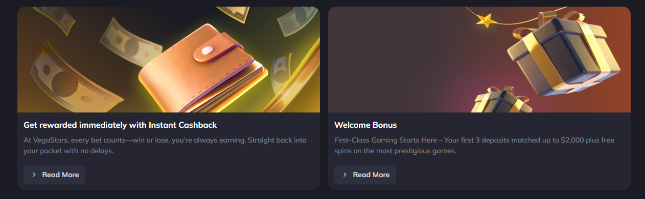 Vegastars Promo Code