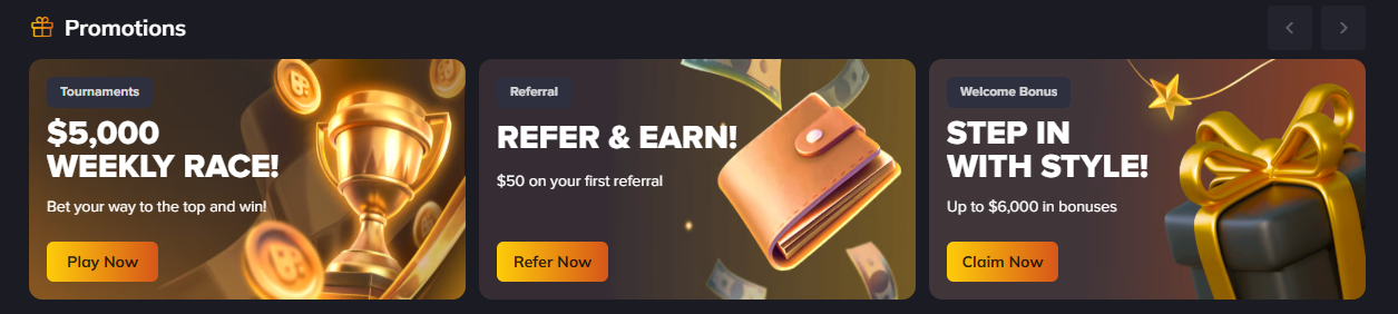 Vegastars bonus