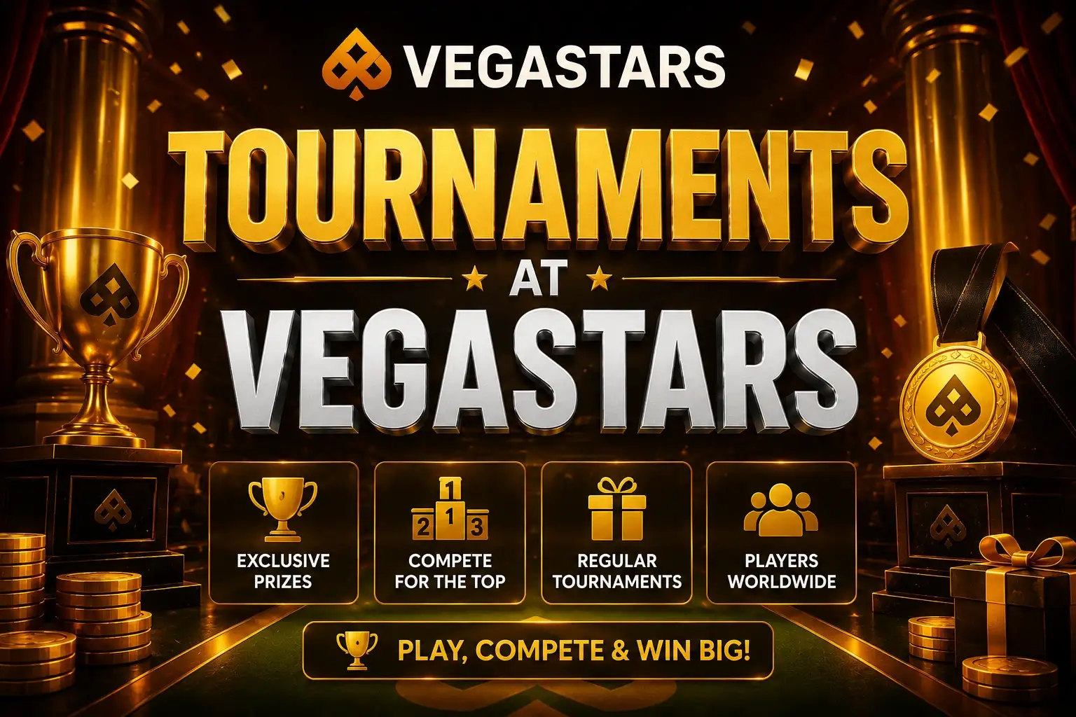 Tournaments at Vegastars Casino in Australia